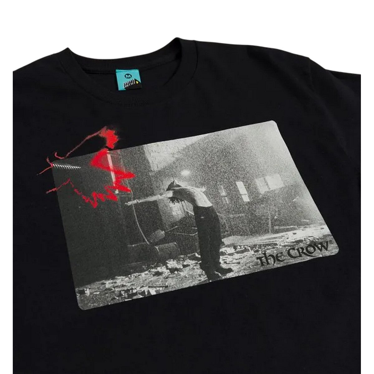 Black - Side - The Crow Unisex Adult It Can´t Rain All The Time Back Print T-Shirt