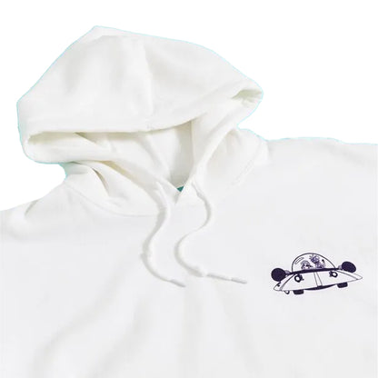 White - Side - Rick And Morty Unisex Adult Portal Gun Hoodie