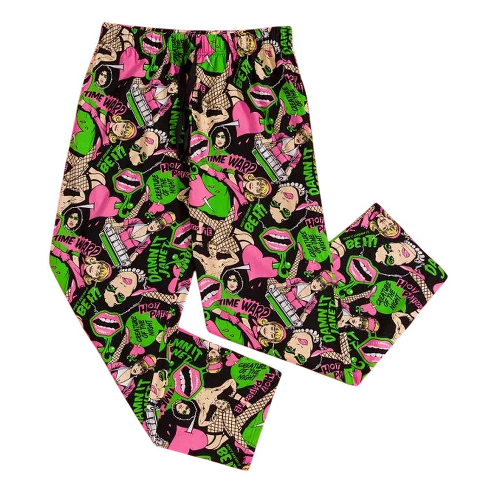Multicoloured - Back - The Rocky Horror Picture Show Mens All-Over Print Lounge Pants