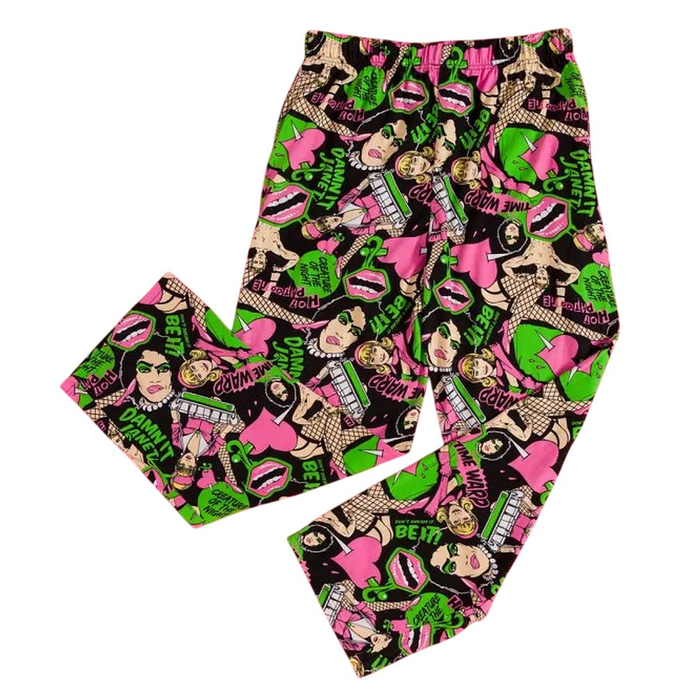 Multicoloured - Front - The Rocky Horror Picture Show Mens All-Over Print Lounge Pants