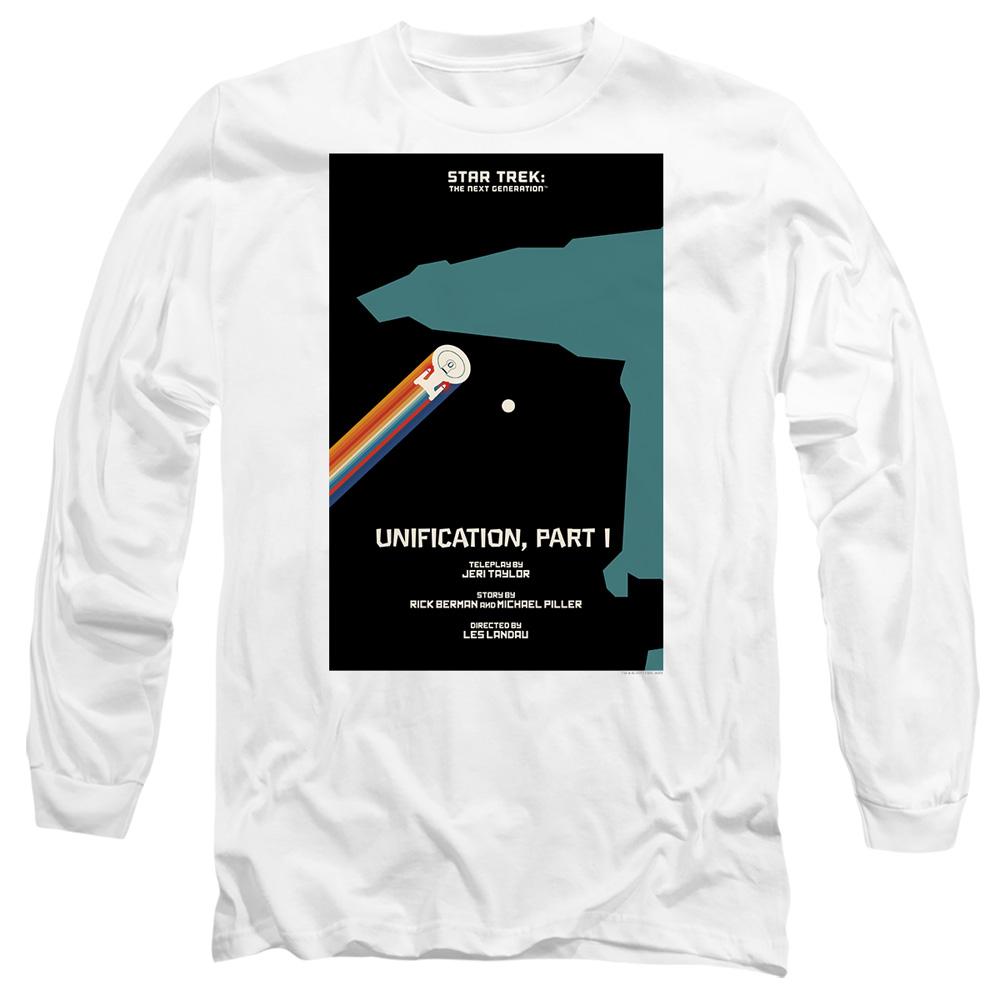 White - Side - Star Trek Unisex Adult The Next Generation Season 5 Episode 7 T-Shirt