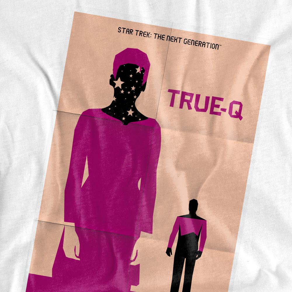 White - Back - Star Trek Unisex Adult The Next Generation Season 6 Episode 6 T-Shirt