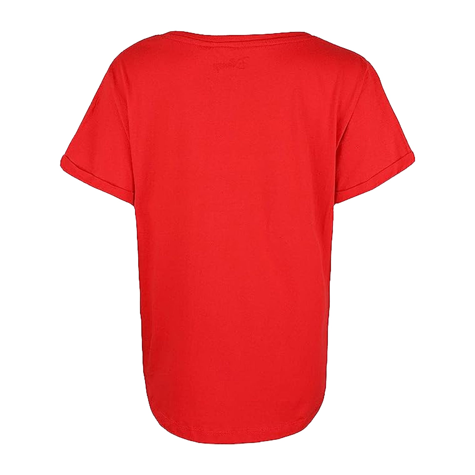 Red - Back - Disney Womens-Ladies Love Hands Mickey Mouse T-Shirt