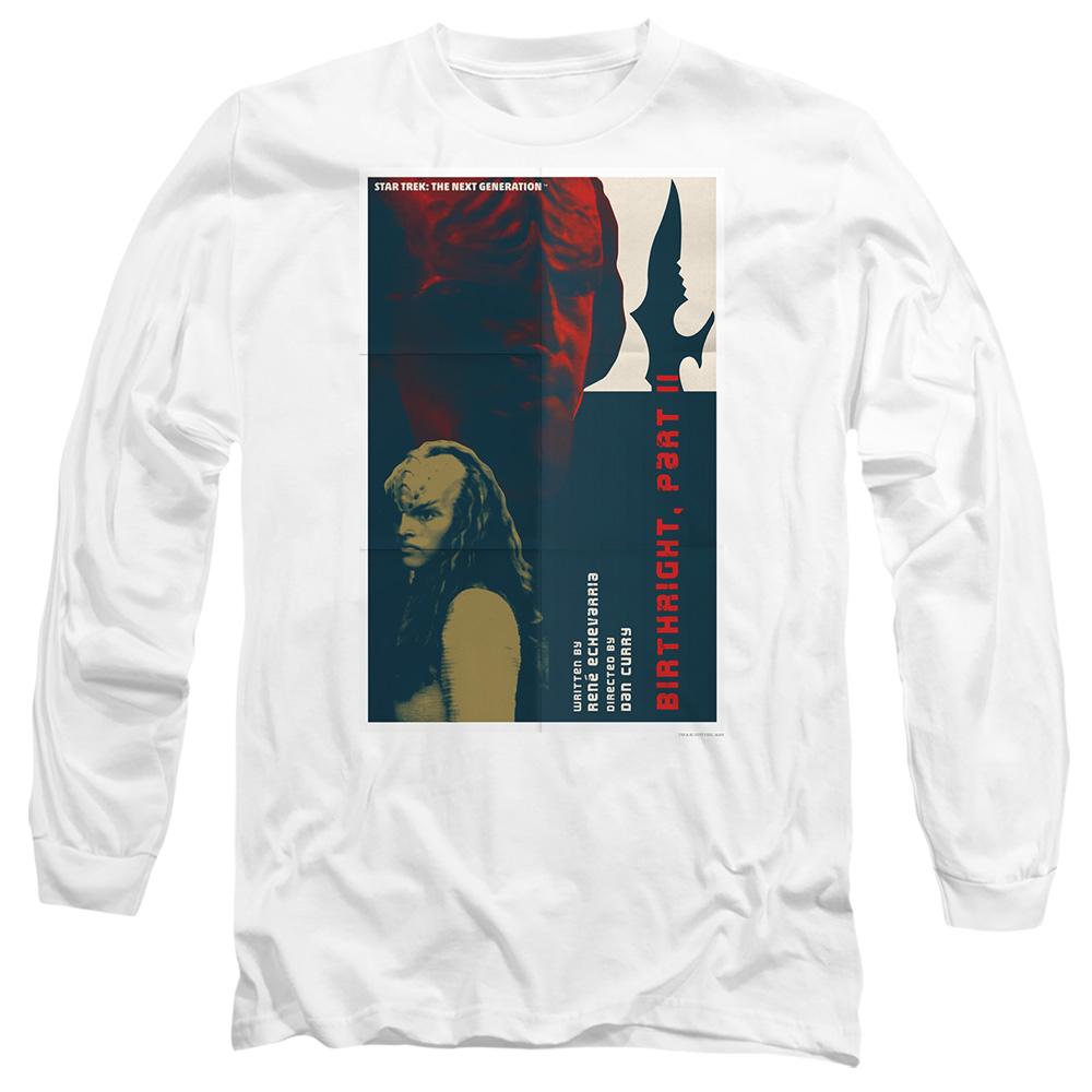 White - Side - Star Trek Unisex Adult The Next Generation Season 6 Episode 17 T-Shirt