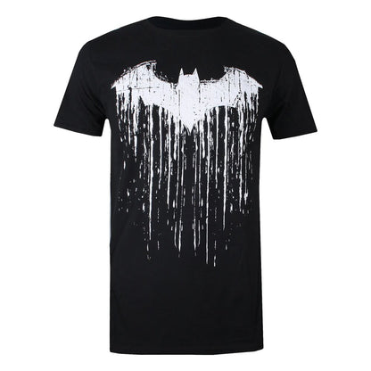 Black - Front - Batman Mens Paint T-Shirt