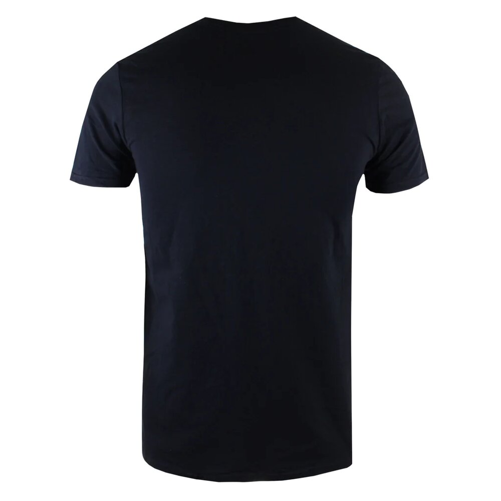 Black - Back - Batman Mens Paint T-Shirt