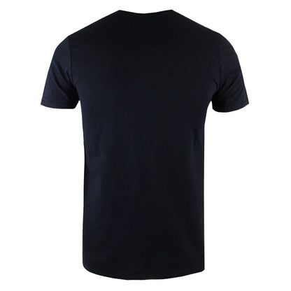 Black - Back - Batman Mens Paint T-Shirt