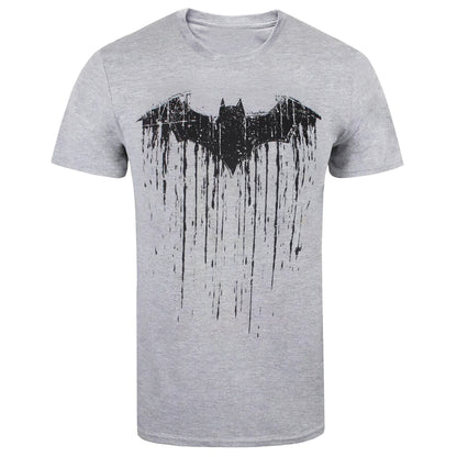 Sports Grey - Front - Batman Mens Paint T-Shirt