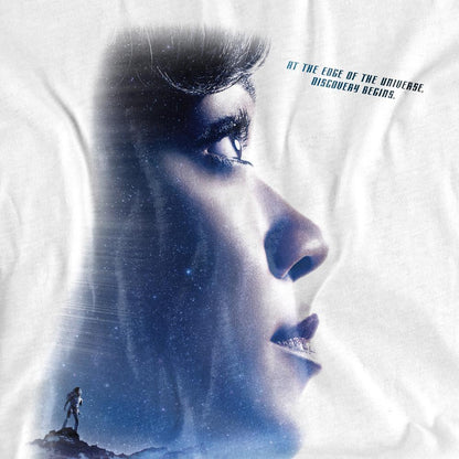 White - Back - Star Trek: Discovery Unisex Adult Discovery Begins T-Shirt