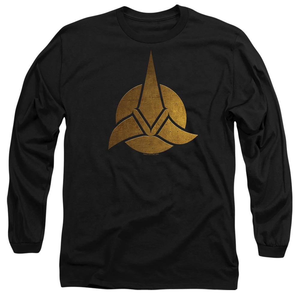 Black - Side - Star Trek: Discovery Unisex Adult Triquentra T-Shirt