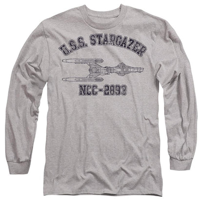 Sport Heather - Side - Star Trek Unisex Adult Stargazer Athletic T-Shirt
