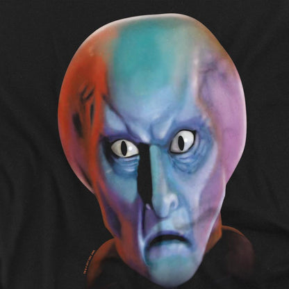 Black - Back - Star Trek Unisex Adult Balok Head T-Shirt