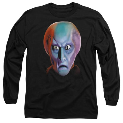 Black - Side - Star Trek Unisex Adult Balok Head T-Shirt