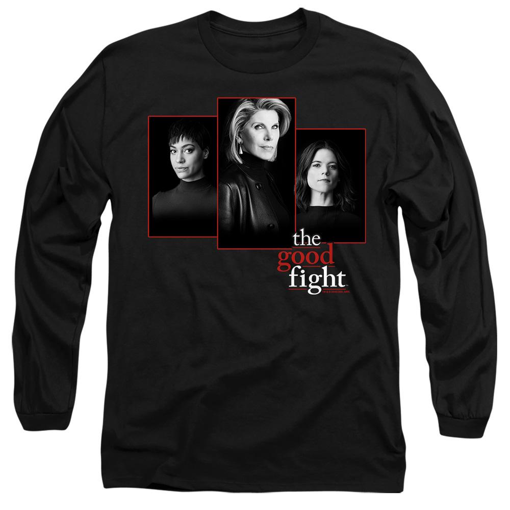 Black - Side - The Good Fight Unisex Adult Cast T-Shirt