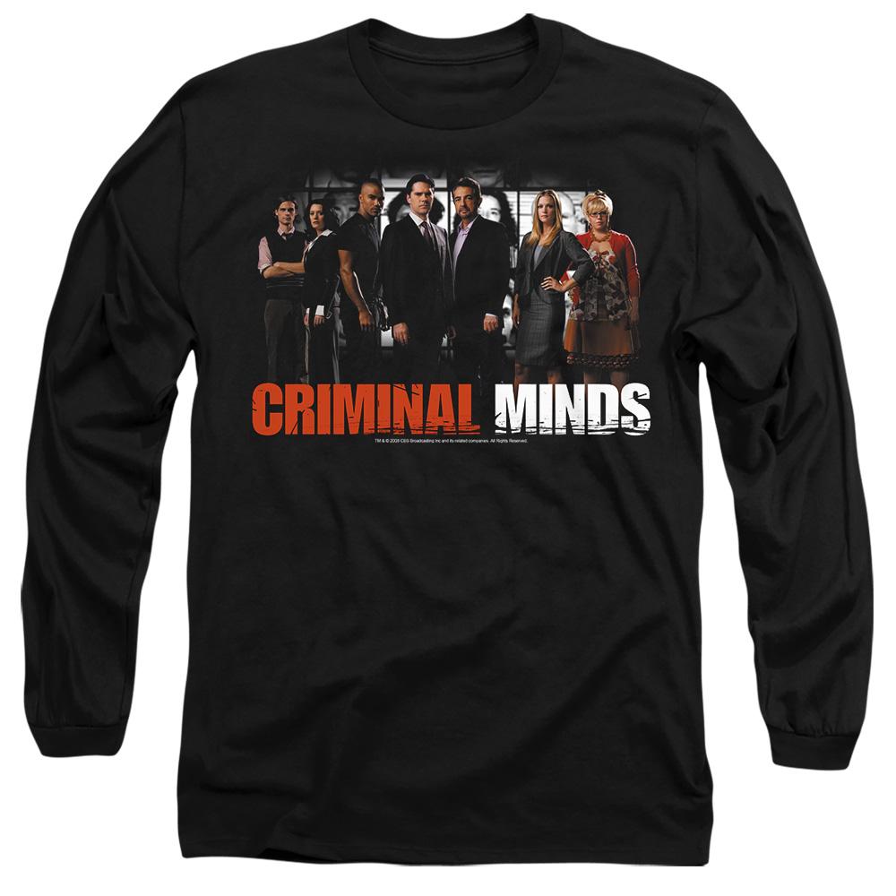 Black - Side - Criminal Minds Unisex Adult The Brain Trust T-Shirt
