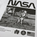 White - Lifestyle - NASA Mens Salute Cotton T-Shirt