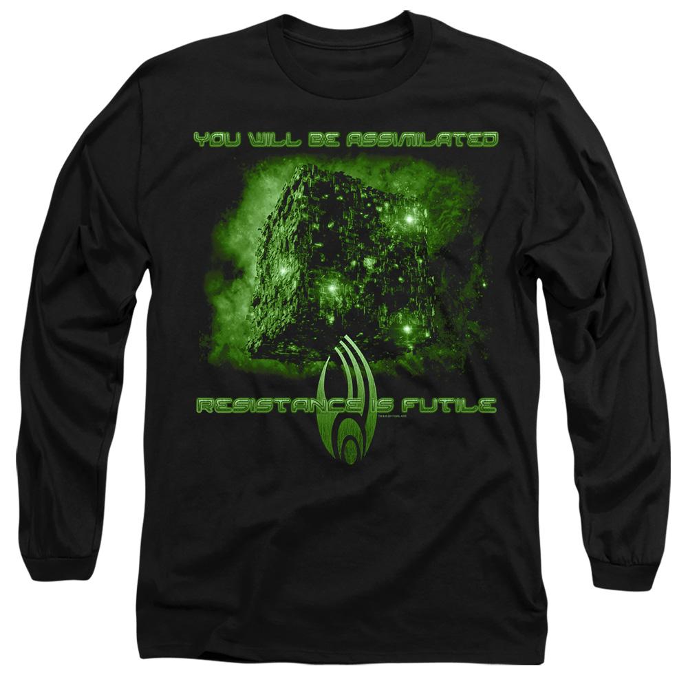 Black - Front - Star Trek Unisex Adult Assimilate T-Shirt