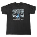 Black - Side - Star Trek Unisex Adult Starfleet Academy Earth T-Shirt