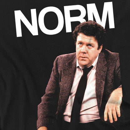Black - Back - Cheers Unisex Adult Norm Peterson T-Shirt