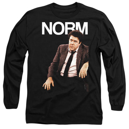 Black - Side - Cheers Unisex Adult Norm Peterson T-Shirt