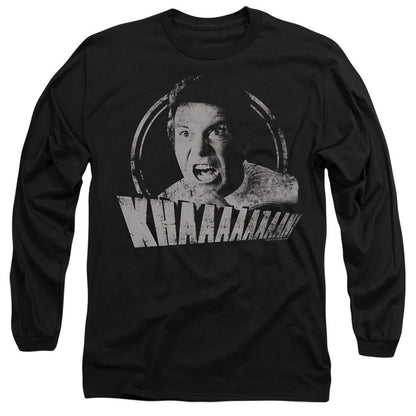 Black - Side - Star Trek Unisex Adult Khan Distressed T-Shirt