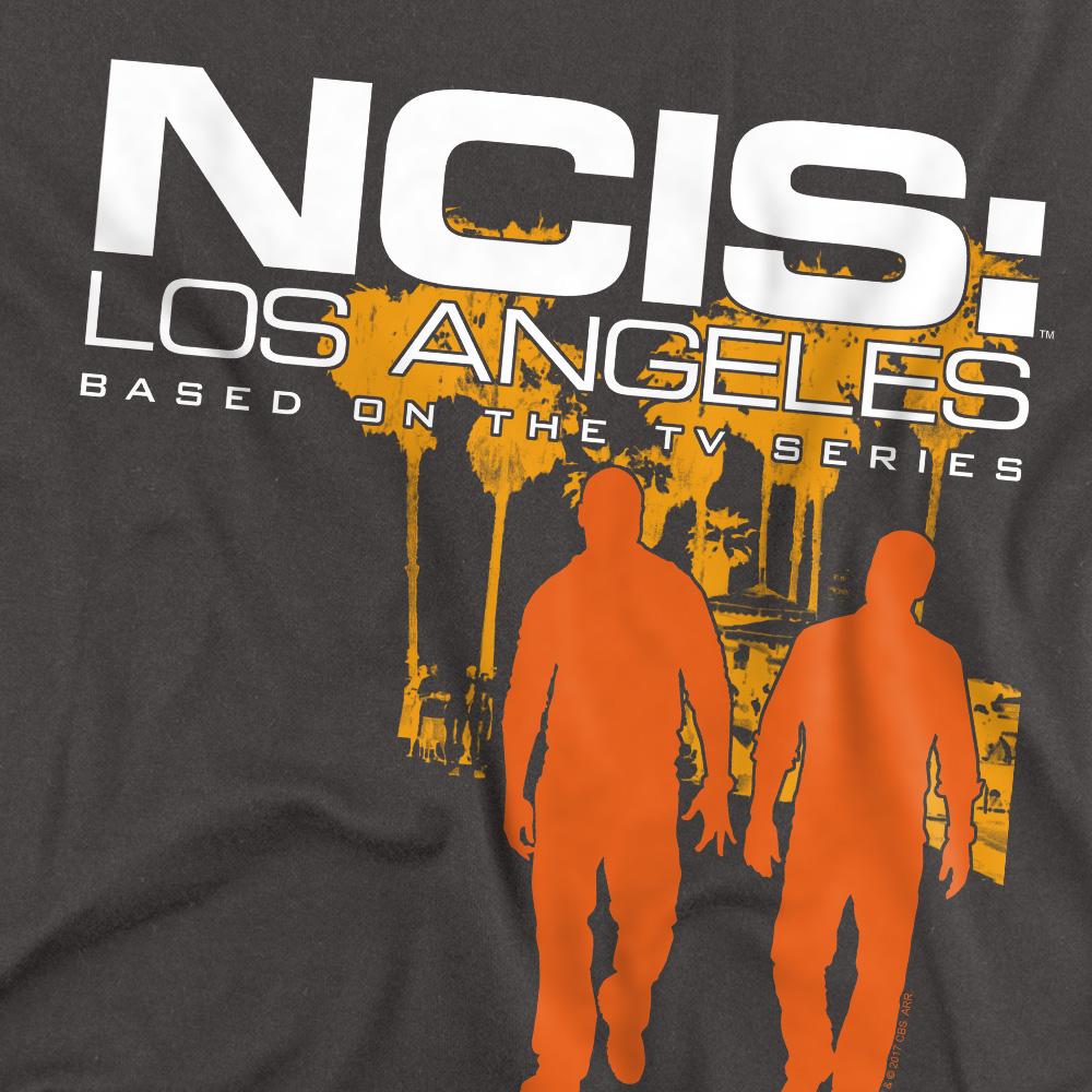 Charcoal - Back - NCIS: Los Angeles Unisex Adult Slow Walk T-Shirt