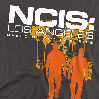 Charcoal - Back - NCIS: Los Angeles Unisex Adult Slow Walk T-Shirt