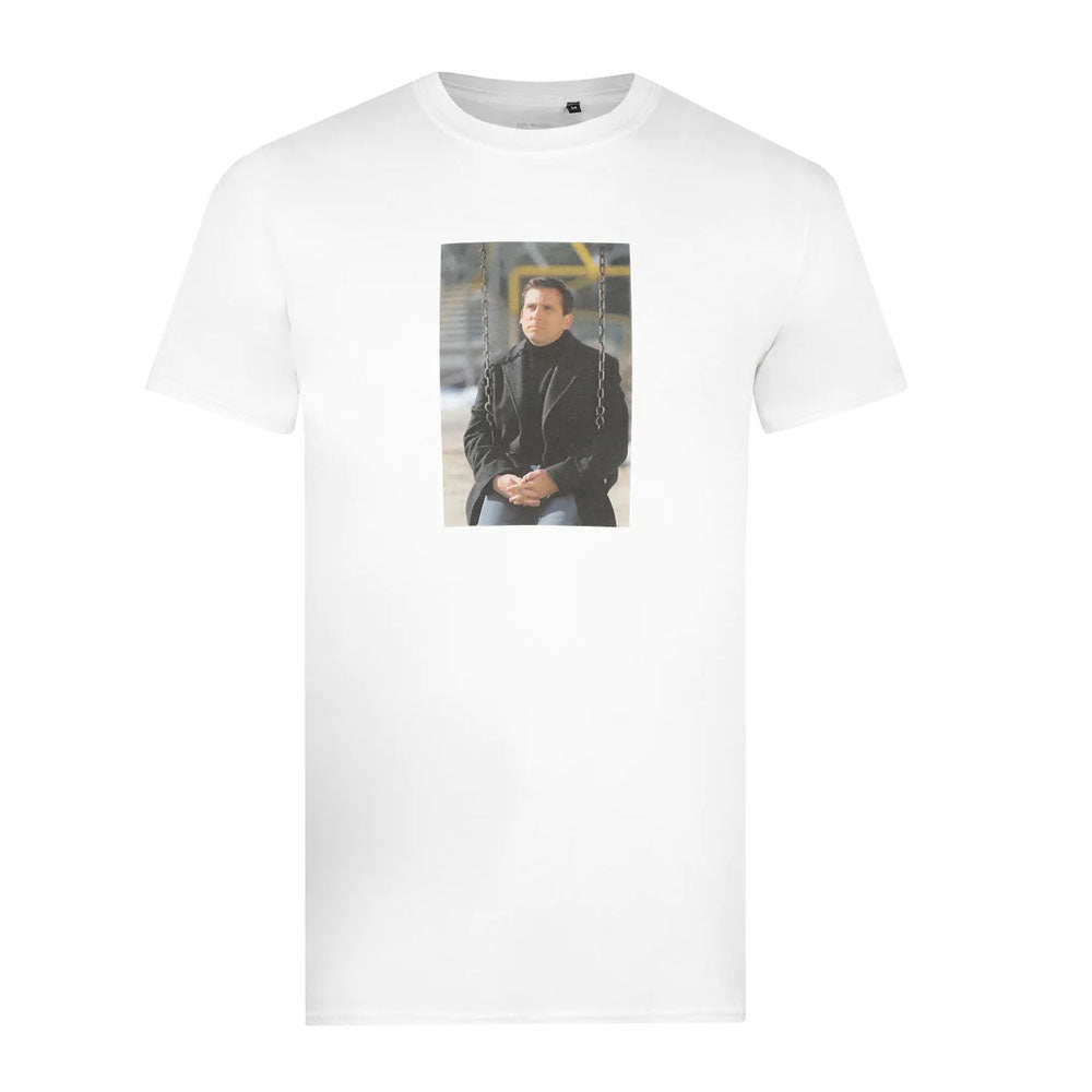White - Front - The Office Mens Michael Scott Swing T-Shirt