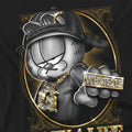 Black - Back - Garfield Unisex Adult Lazy 4 Life T-Shirt