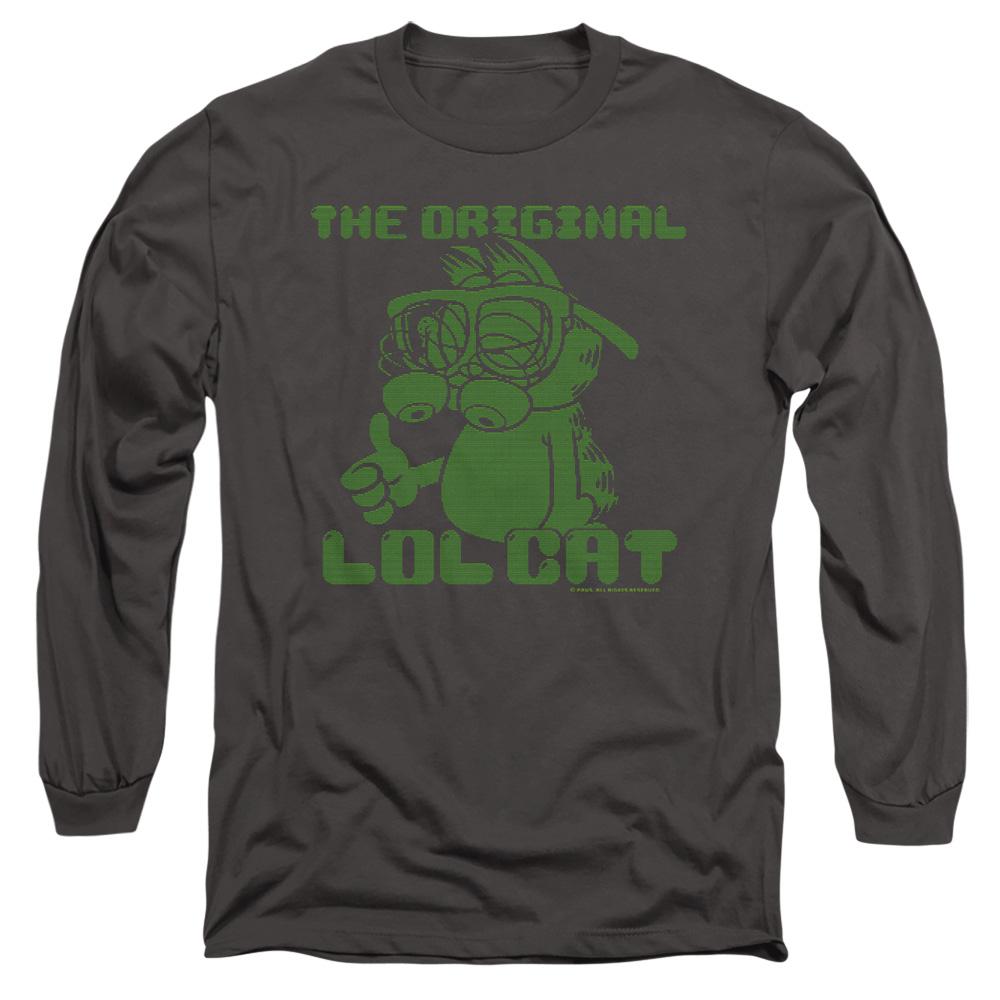 Charcoal - Side - Garfield Unisex Adult OG LOL T-Shirt