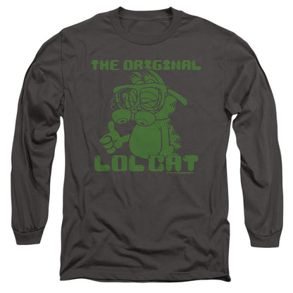 Charcoal - Side - Garfield Unisex Adult OG LOL T-Shirt