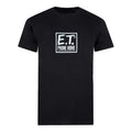 Black-White - Front - E.T. the Extra-Terrestrial Mens Flying T-Shirt