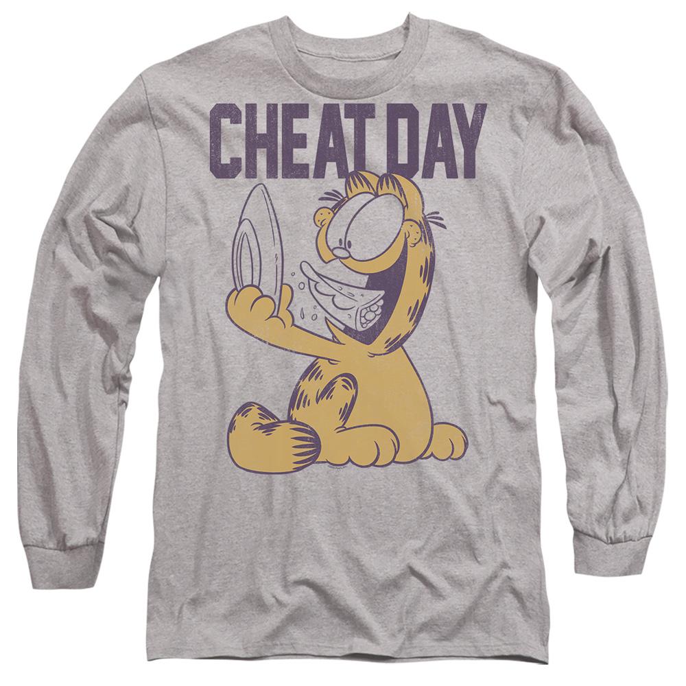 Sport Heather - Side - Garfield Unisex Adult Cheat Day T-Shirt