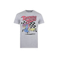 Grey - Front - Wacky Races Mens Dastardly & Muttley Heather T-Shirt