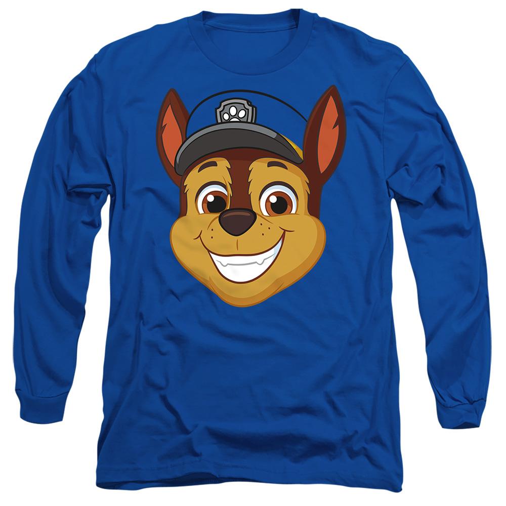 Royal Blue - Side - Paw Patrol Unisex Adult Grin Chase T-Shirt