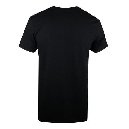 Black-White - Back - The Joker Mens Crazed T-Shirt