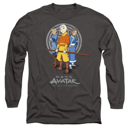 Charcoal - Side - Avatar: The Last Airbender Unisex Adult Team Avatar T-Shirt