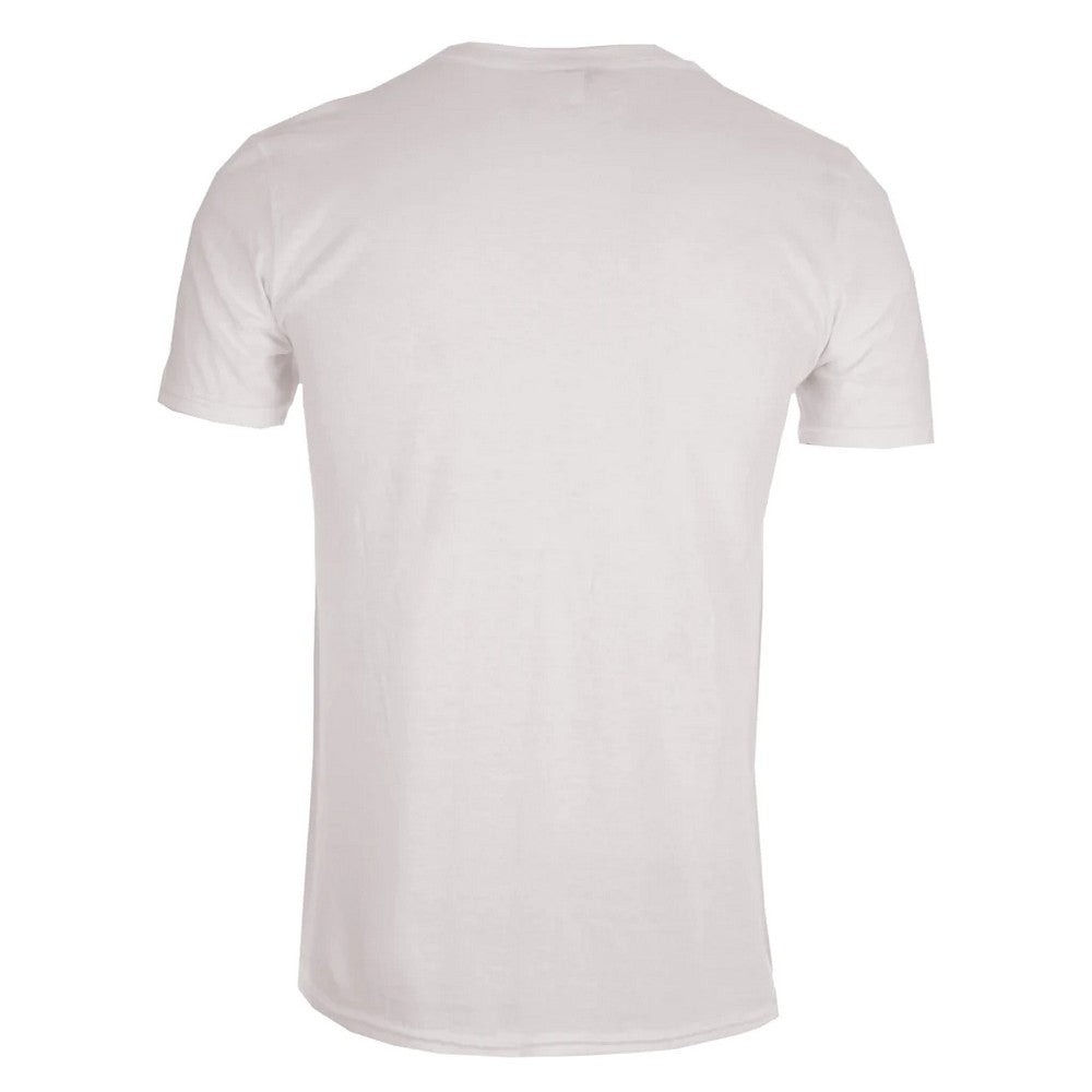 Natural-Black - Back - Batman Mens Vintage T-Shirt