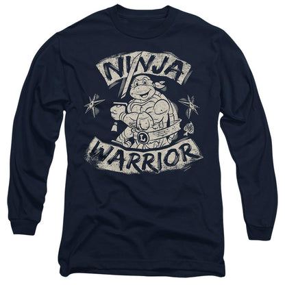 Navy - Side - Teenage Mutant Ninja Turtles Unisex Adult Ninja Warrior T-Shirt