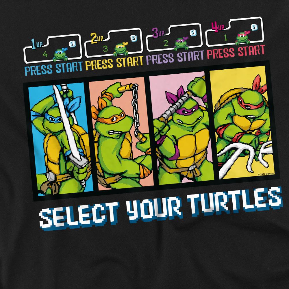 Black - Back - Teenage Mutant Ninja Turtles Unisex Adult Select Your Turtles T-Shirt