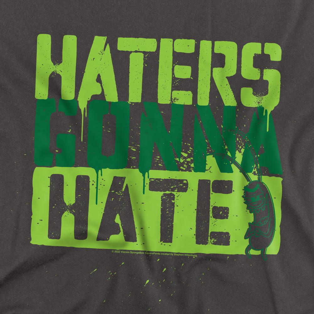 Charcoal - Back - SpongeBob SquarePants Unisex Adult Haters Gonna Hate T-Shirt