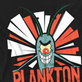 Black - Back - SpongeBob SquarePants Unisex Adult Plankton T-Shirt