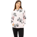 Pale Pink - Lifestyle - Disney Womens-Ladies Mickey & Minnie Mouse All-Over Print Hoodie