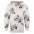 Pale Pink - Front - Disney Womens-Ladies Mickey & Minnie Mouse All-Over Print Hoodie