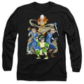 Black - Front - Avatar: The Last Airbender Unisex Adult Team Avatar Elements T-Shirt