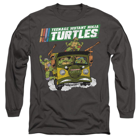 Charcoal - Front - Teenage Mutant Ninja Turtles Unisex Adult Van T-Shirt