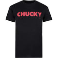 Black - Front - Chucky Mens Sorry Jack T-Shirt