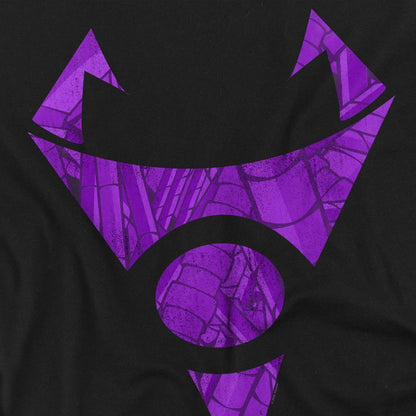 Black - Back - Invader Zim Unisex Adult Irken Tubed Logo T-Shirt