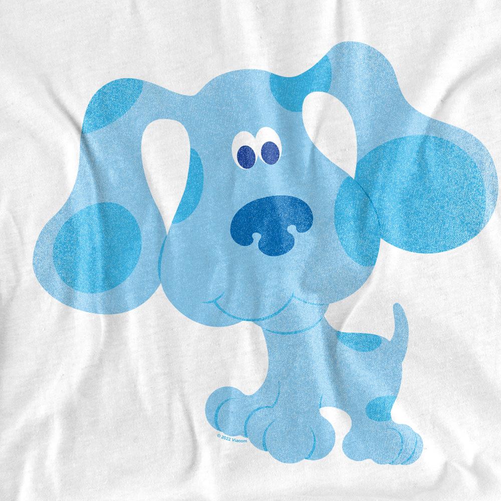 White - Back - Blue´s Clues Unisex Adult Blue Hug T-Shirt