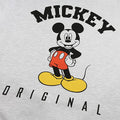 Light Grey-Black - Side - Disney Womens-Ladies Hello Mickey Mouse Sweatshirt